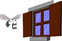 Portes et fenêtres, éviter de faire rentrer les mouches